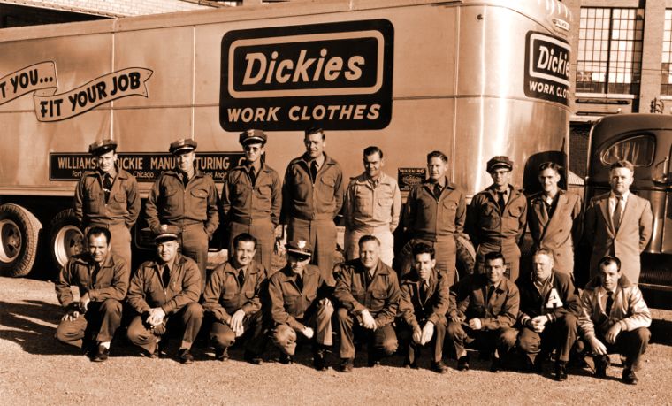 Dickies ist eine Firma mit Tradition. Schon 1922 wurde die Company in Detroit gegründet.
