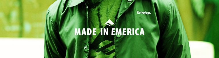 Emerica’s logo and slogan.