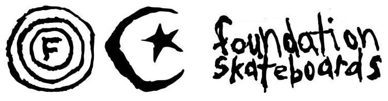 Das Logo von Foundation Skateboards.