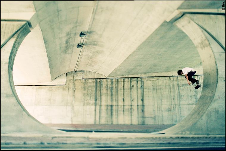JART Teamfahrer Ivan Rivaldo mit einem BS Flip.