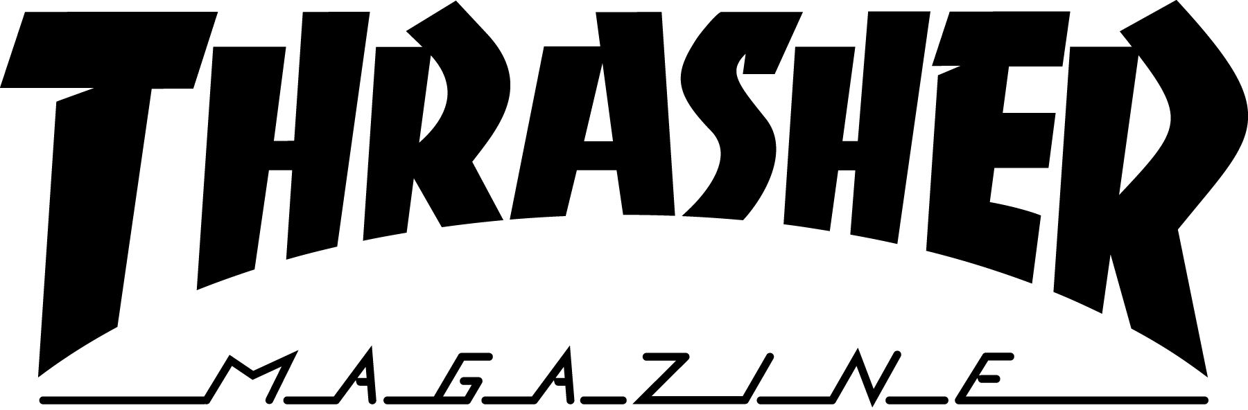 Das weltbekannte Thrasher Magazine Logo.